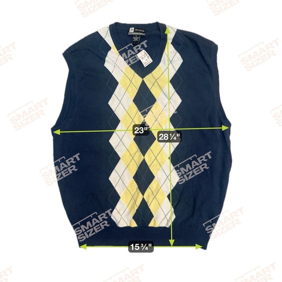 NWT Jos A Bank Argyle Cardigan Sweater Vest Men XL Preppy Old Money Quiet Luxury - Picture 3 of 4